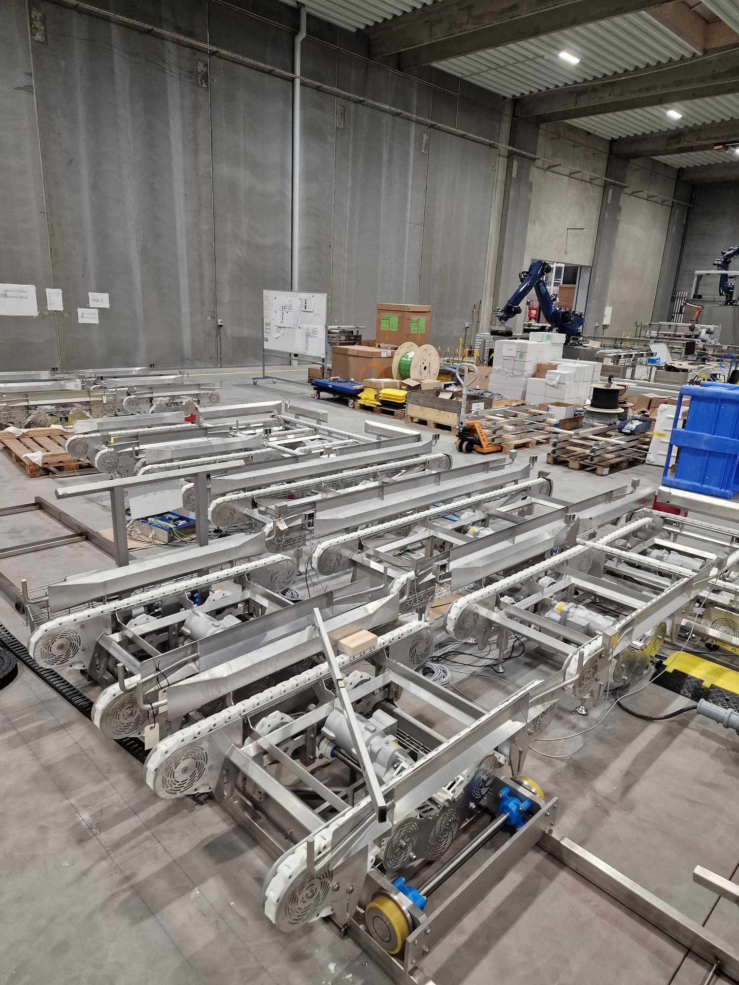 Conveyor systems and factory environment