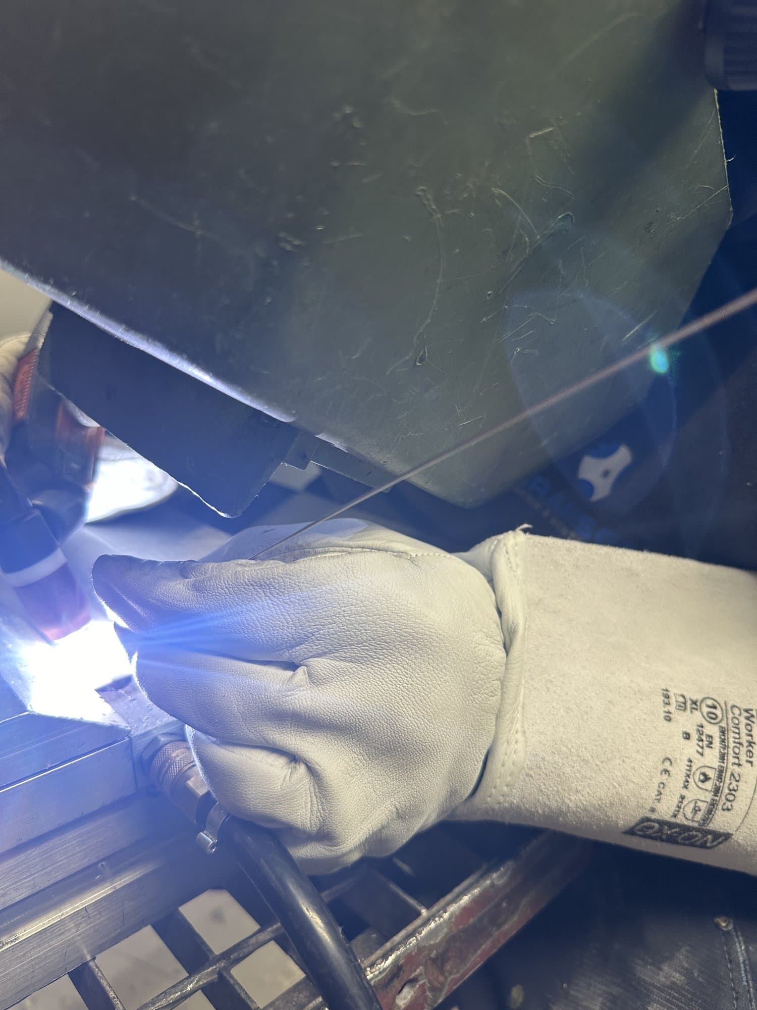 TIG welding on-site